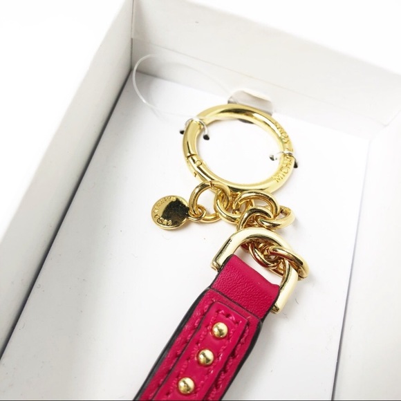 🆕MK💕ULTRA PINK LOVE STUDDED BAG/KEY CHAIN CHARM - Picture 4 of 4